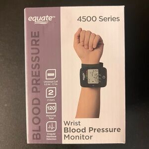 Equate 4500 Series Wrist Blood Pressure Monitor - New In Unopened Box